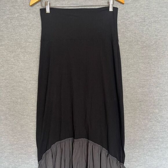 Express High Low Maxi Skirt Womens XS Boho Hippie Mermaid Fairy Ruffled Stretch - Picture 4 of 10